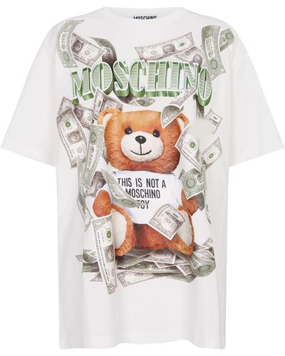 Women's Moschino T-shirts from £74 | Lyst - Page 21
