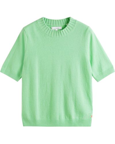 Chinti & Parker Wool-cashmere T-shirt - Green