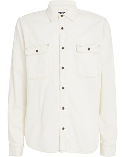 PAIGE Pocket-detail Martin Shirt - White