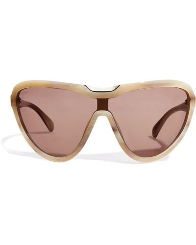 Max Mara Wrap-around Sunglasses - Pink