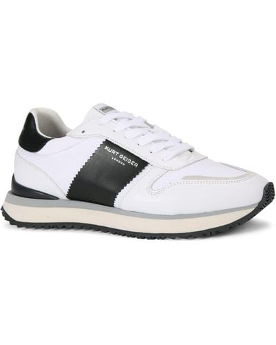 Kurt Geiger Leather Diego Sneakers - White