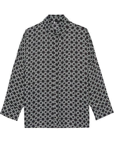 The Kooples Chain Print Shirt - Grey