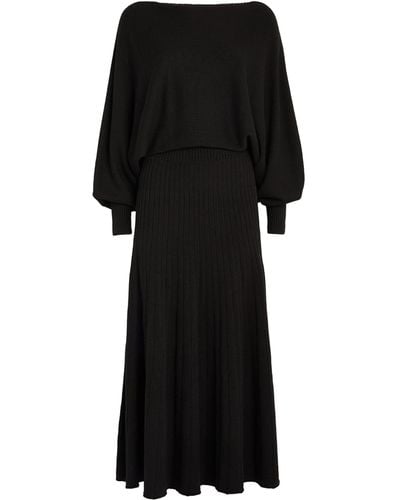 Palmer//Harding Knitted Hazy Dress - Black