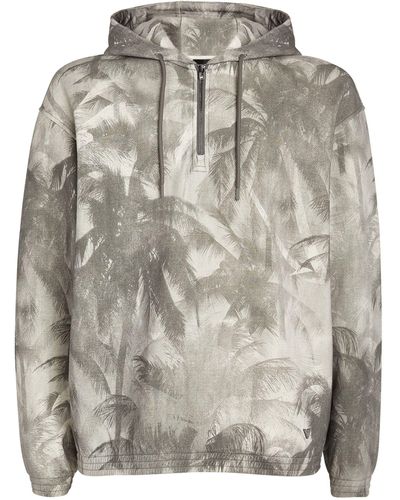 Emporio Armani Nylon Palm Blouson Jacket - Grey