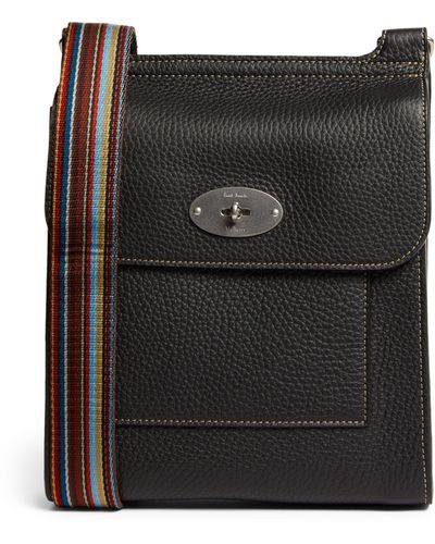 Paul Smith X Mulberry Small Leather Anthony Cross-body Bag - Black