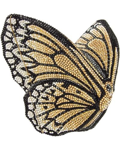 Judith Leiber Butterfly Monarch Clutch Bag - Metallic
