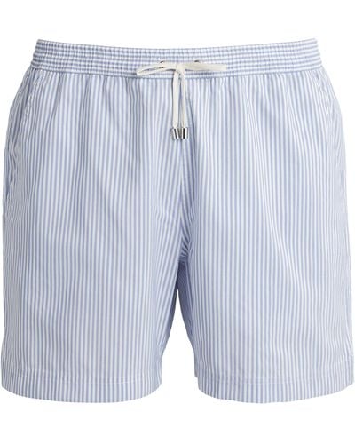 Sunspel Drawstring Swim Shorts - Blue