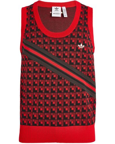 adidas X Wales Bonner Sweater Vest - Red