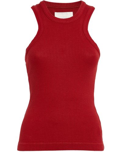 Citizens of Humanity Ribbed Melrose Tank Top - Red