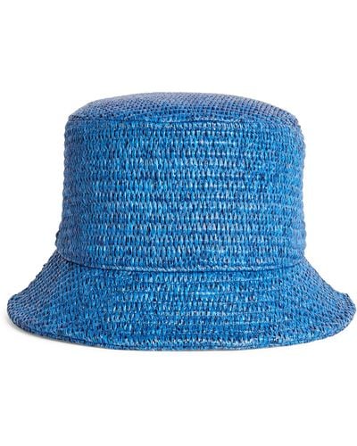 Weekend by Maxmara Natural Bucket Hat - Blue