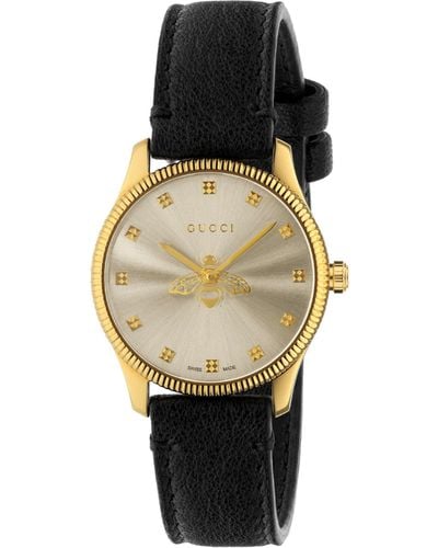 Gucci Gold-plated G-timeless Watch 29mm - Metallic