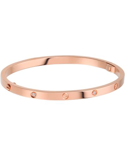 Cartier Small Yellow Gold And Diamond Love Bracelet - Natural