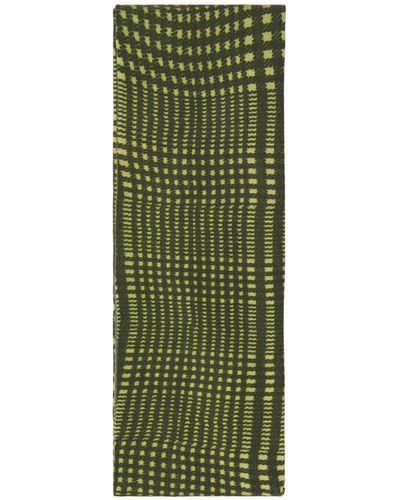 Burberry Warped Houndstooth Tights - Green