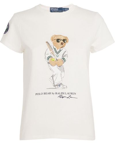 Polo Ralph Lauren X Wimbledon Polo Bear T-shirt - White