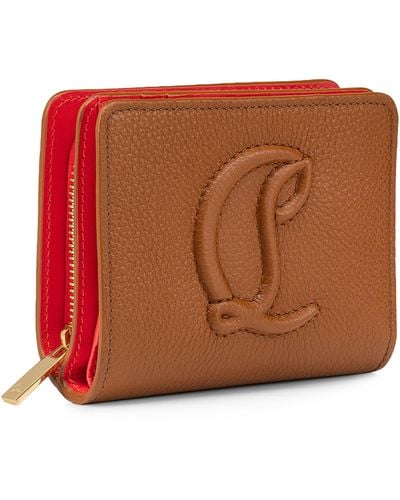 Christian Louboutin By My Side Leather Wallet - Red