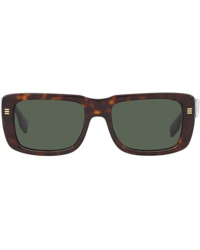 Burberry Rectangle Jarvis Sunglasses - Green