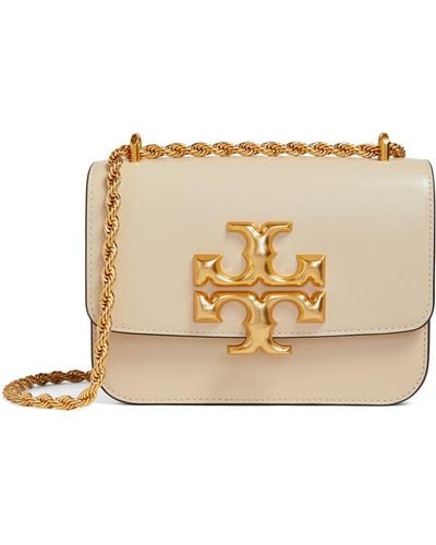 Tory Burch Small Leather Eleanor Shoulder Bag - Natural