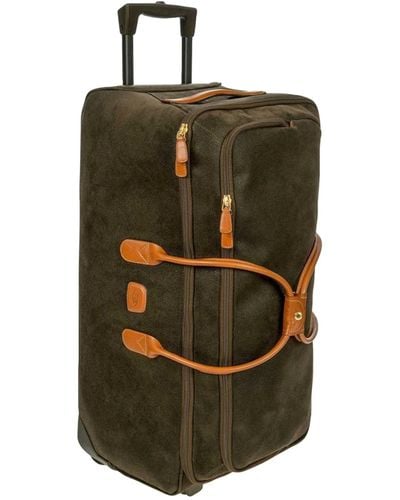 Bric's Soft Life Check-in Duffel Suitcase (72cm) - Green