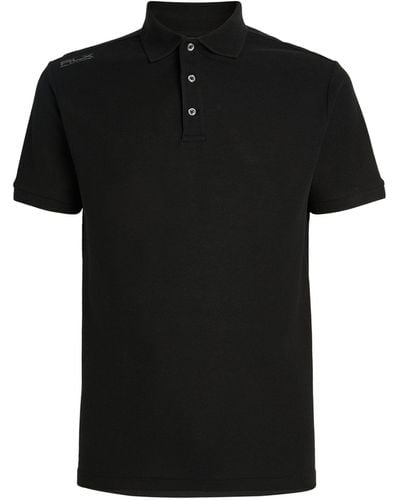 RLX Ralph Lauren Logo Print Polo Shirt - Black