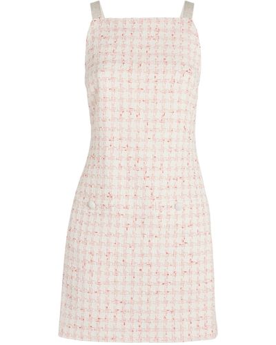 Veronica Beard Tweed Xochi Mini Dress - Natural