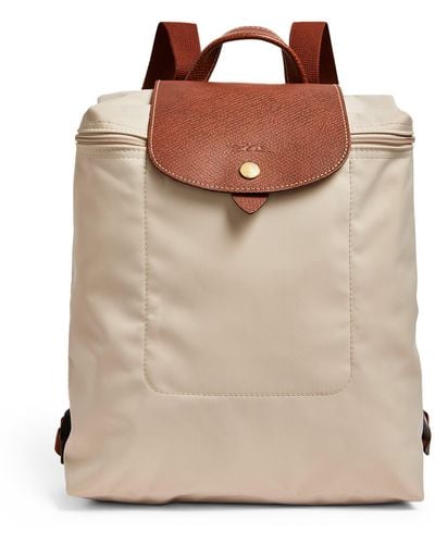 Longchamp Small Le Pliage Backpack - Brown