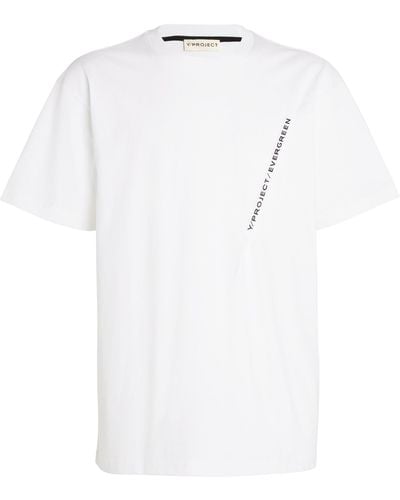 Y. Project Pinched Logo T-shirt - White