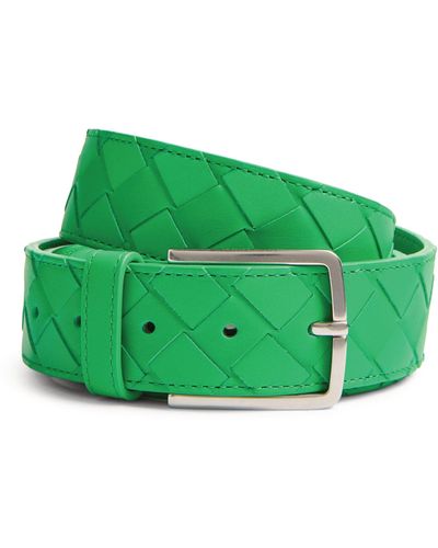 Bottega Veneta Leather Belt - Green