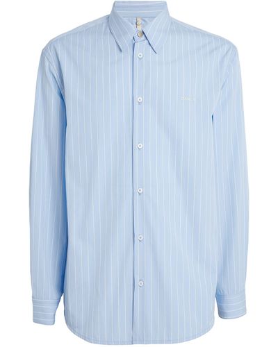OAMC Striped Homer Shirt - Blue