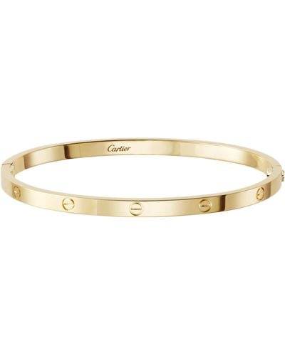 Cartier Small Yellow Gold Love Bracelet - Natural