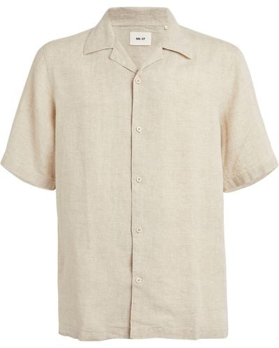 NN07 Linen Julio Shirt - White