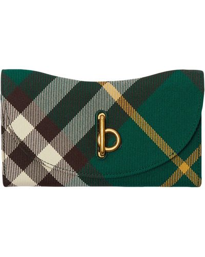 Burberry Rocking Horse Continental Wallet - Green