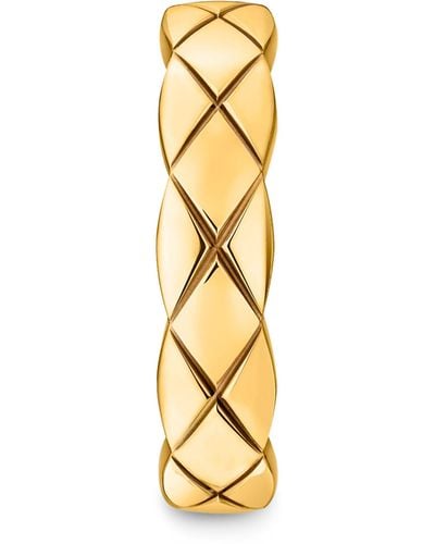 Chanel Yellow Gold Coco Crush Single Earring - Metallic