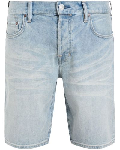 AllSaints Switch Denim Shorts - Blue