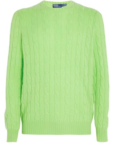 Polo Ralph Lauren Cashmere Cable-knit Jumper - Green