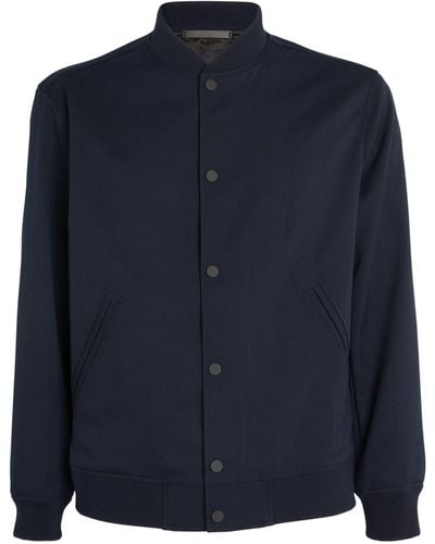 Theory Precision Pointe Bomber Jacket - Blue