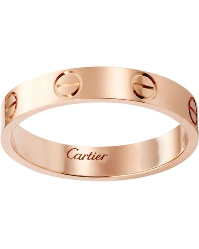 Cartier Rose Gold Love Wedding Band - Pink