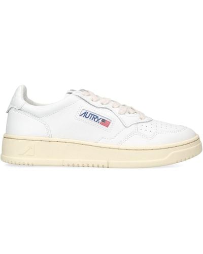 Autry Leather Medalist Low-top Sneakers - White