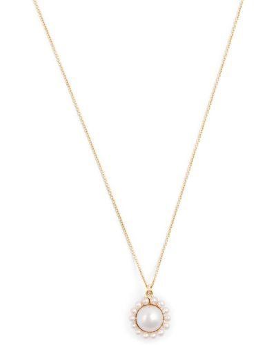 Sophie Bille Brahe Yellow Gold And Pearl Jeanne Necklace - Metallic