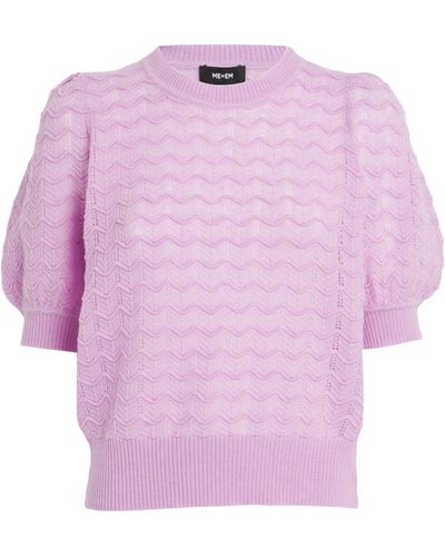 ME+EM Me+em Merino-cashmere-silk Jumper - Pink