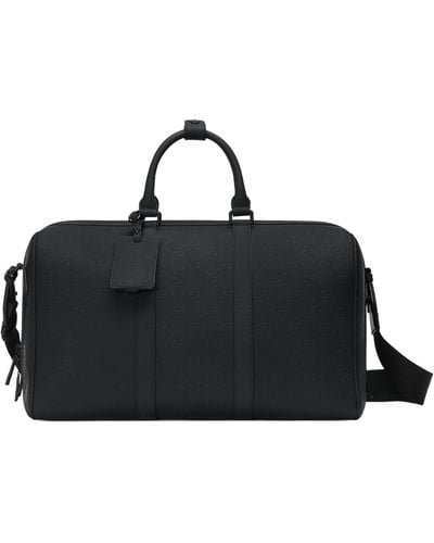 Gucci Medium Rubber-effect Duffle Bag - Black