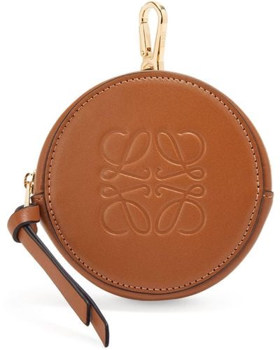 Loewe Large Anagram Coin Purse - Brown