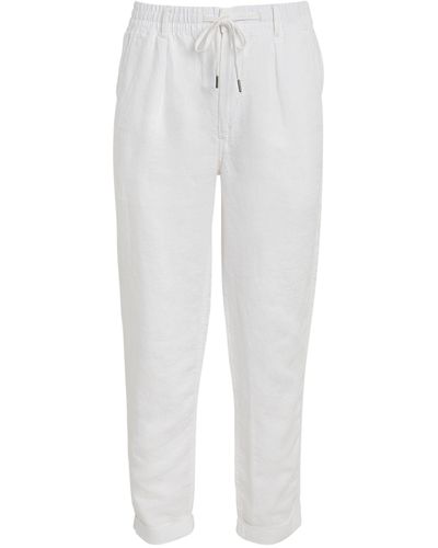 Polo Ralph Lauren Linen Prepster Trousers - White
