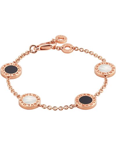 BVLGARI Rose Gold, Mother-of-pearl And Onyx Bracelet - Multicolor