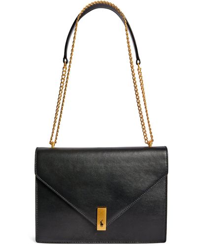 Mother Leather Id Cross-body Bag - Black