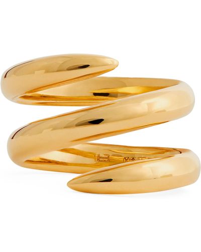 Eva Fehren Yellow Gold Snake Ring - Metallic