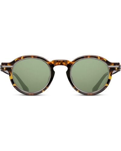 Matsuda Bold Frame Sunglasses - Green