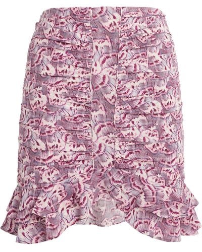 Isabel Marant Milendi Mini Skirt - Pink
