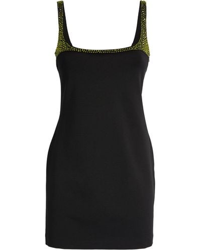 16Arlington Rhinestone-embellished Mini Dress - Black