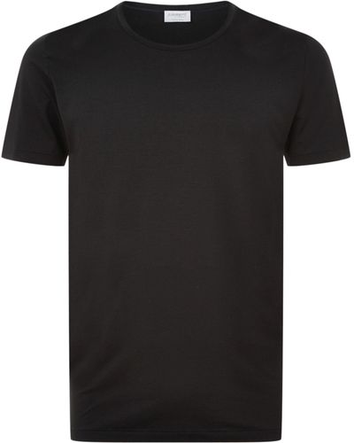 Zimmerli of Switzerland 172 Pure Comfort Round Neck T-shirt - Black