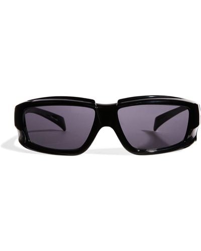 Rick Owens Rick Temple Sunglasses - Black